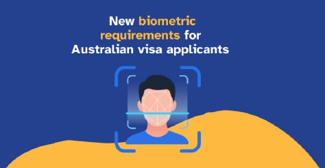 Illustration promoting travel advice for Australian permanent residents in India, reminding travellers to check their travel facility is valid before returning to Australia.