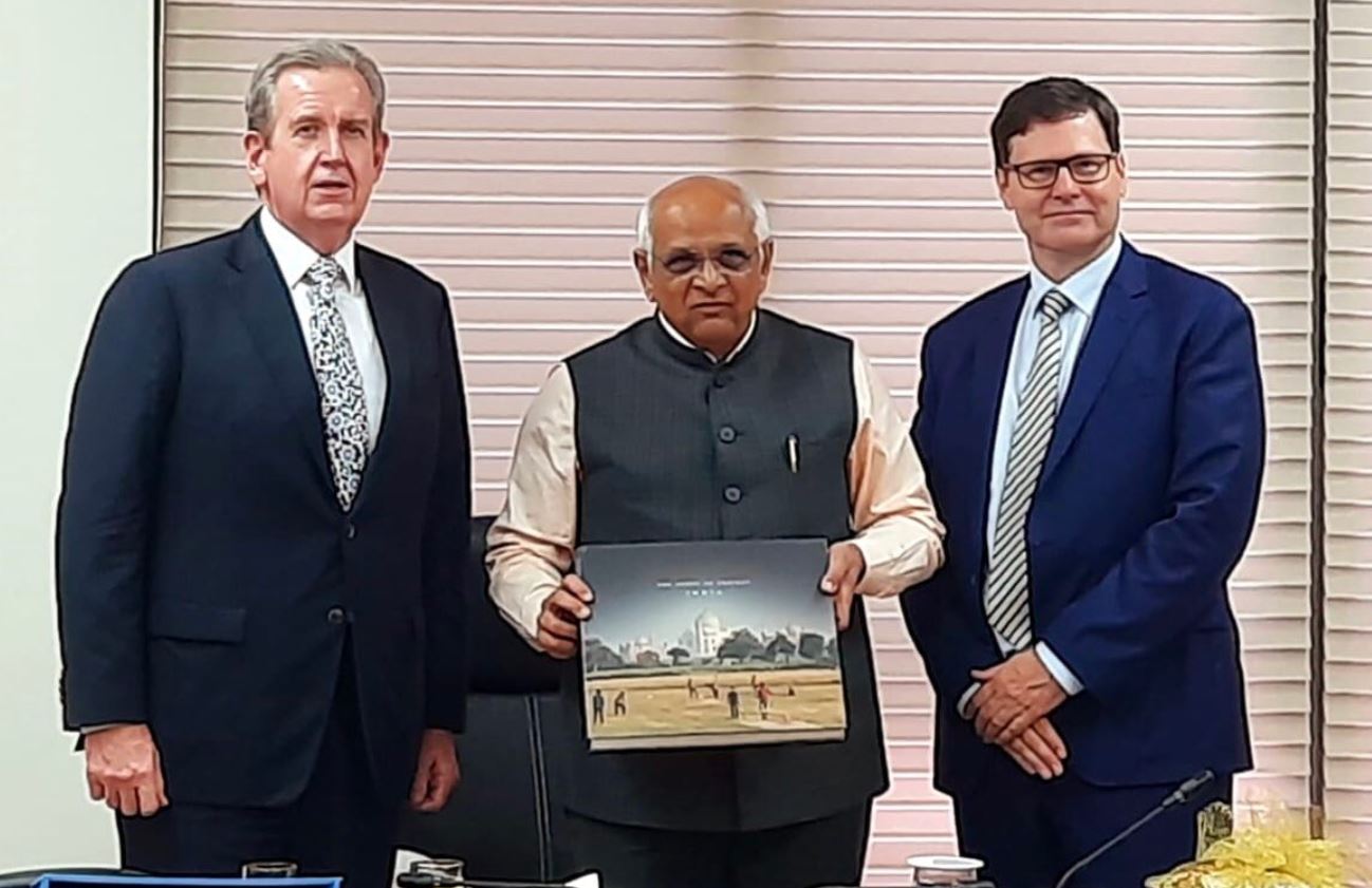 High Commissioner Barry O\\\\\\\\\\\\\\\\\\\\\\\\\\\'Farrell and Mumbai Consul-General Peter Truswell met with Gujarat Chief Minister Bhupendra Patel